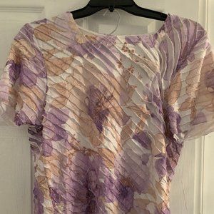 ALFRED DUNNER MULTICOLORED TOP SIZE L